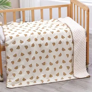 Baby Bean Bag Blanket, 3D Plush Baby Blanket, Newborn Thick Comfort Blanket, Soft Comfy Blanket, Breathable Blanket, Washable, Perfect Gift for Christmas, Halloween, Thanksgiving