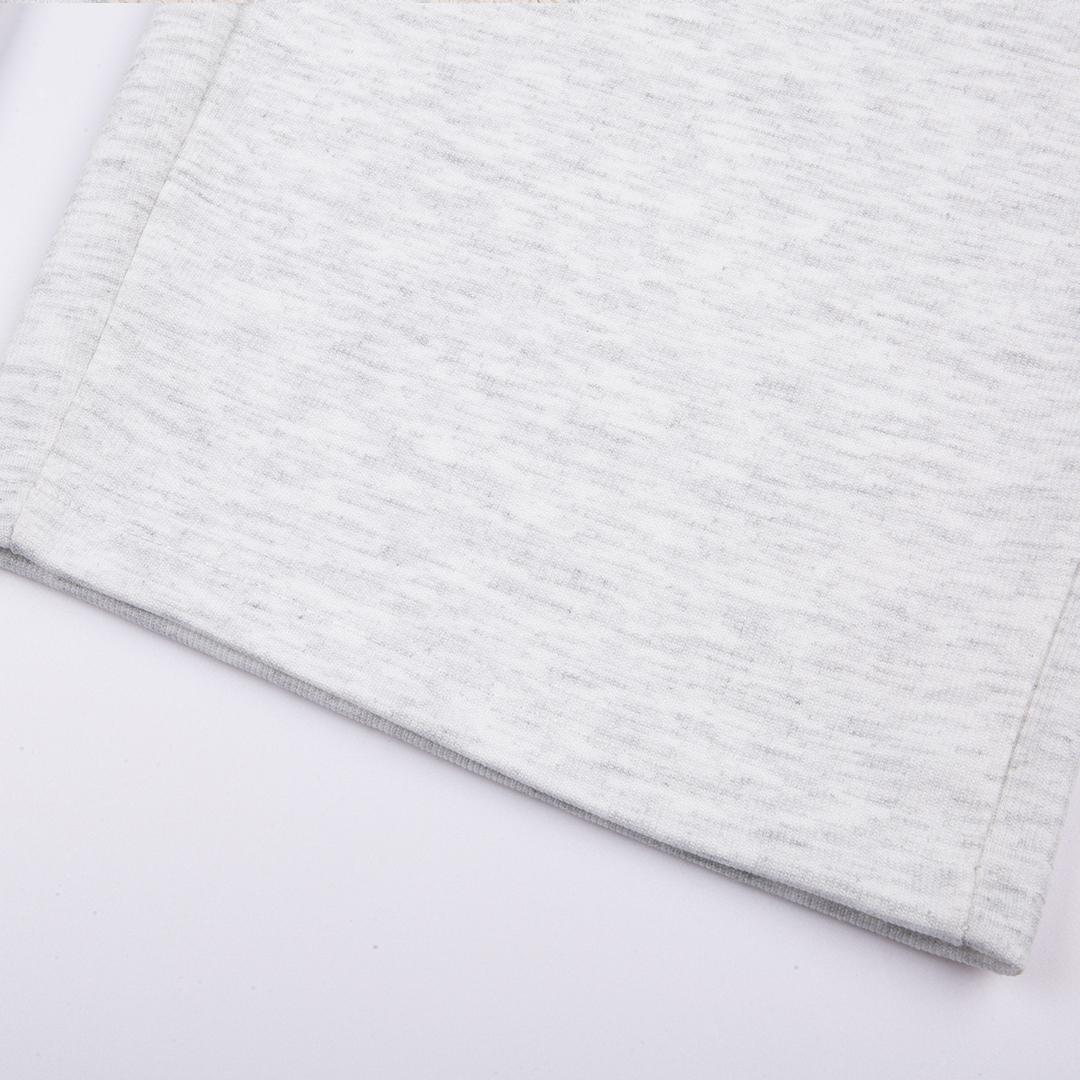 Men's 6-Piece Solid Color Drawstring Casual Long Pants, Street Style Loose Fit Sports Pants