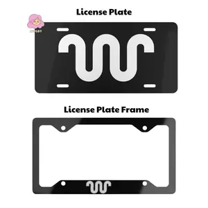 King Ranch License Plate & Frame, Western Style Car Truck Decor, Car Accessories, made in USA