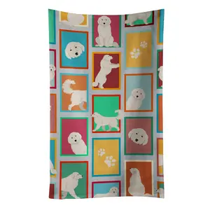 Lots of Great Pyrenees Kitchen Towel