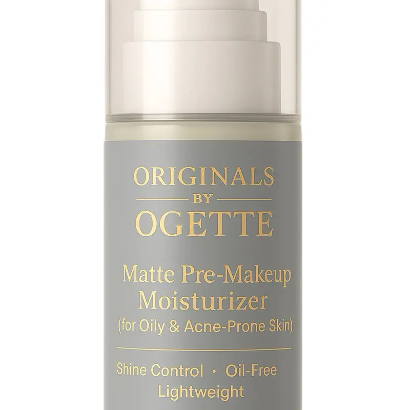 Originals by Ogette Matte Pre-Makeup Moisturizer for Oily & Acne-Prone Skin Shine Control Oil-Free Lightweight