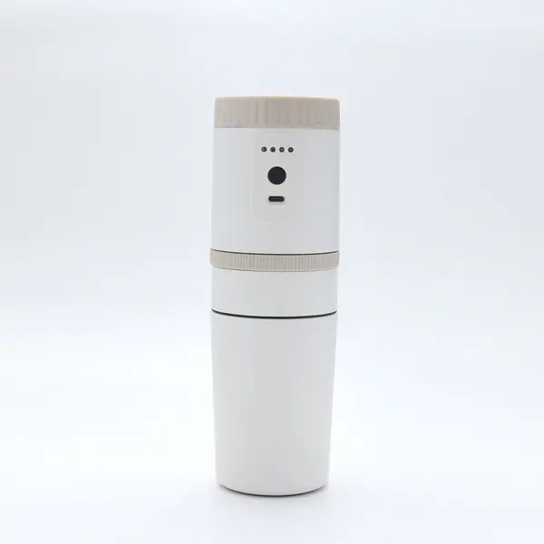 Portable Electric Coffee Grinder & Brewer  | Mini Electric Coffee Maker for Travel & Camping | Battery Powered Coffee Maker