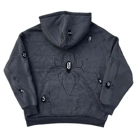 Phantom Troupe Hoodie Embroidery Print Hunter X Hunter Sweatshirt Anime Sports Casual Hoodie Comics Unisex Fashion Wear Daily High-End Clothes Embroidered Hoodie Casual Hooded Sweatshirts Man Sleeves