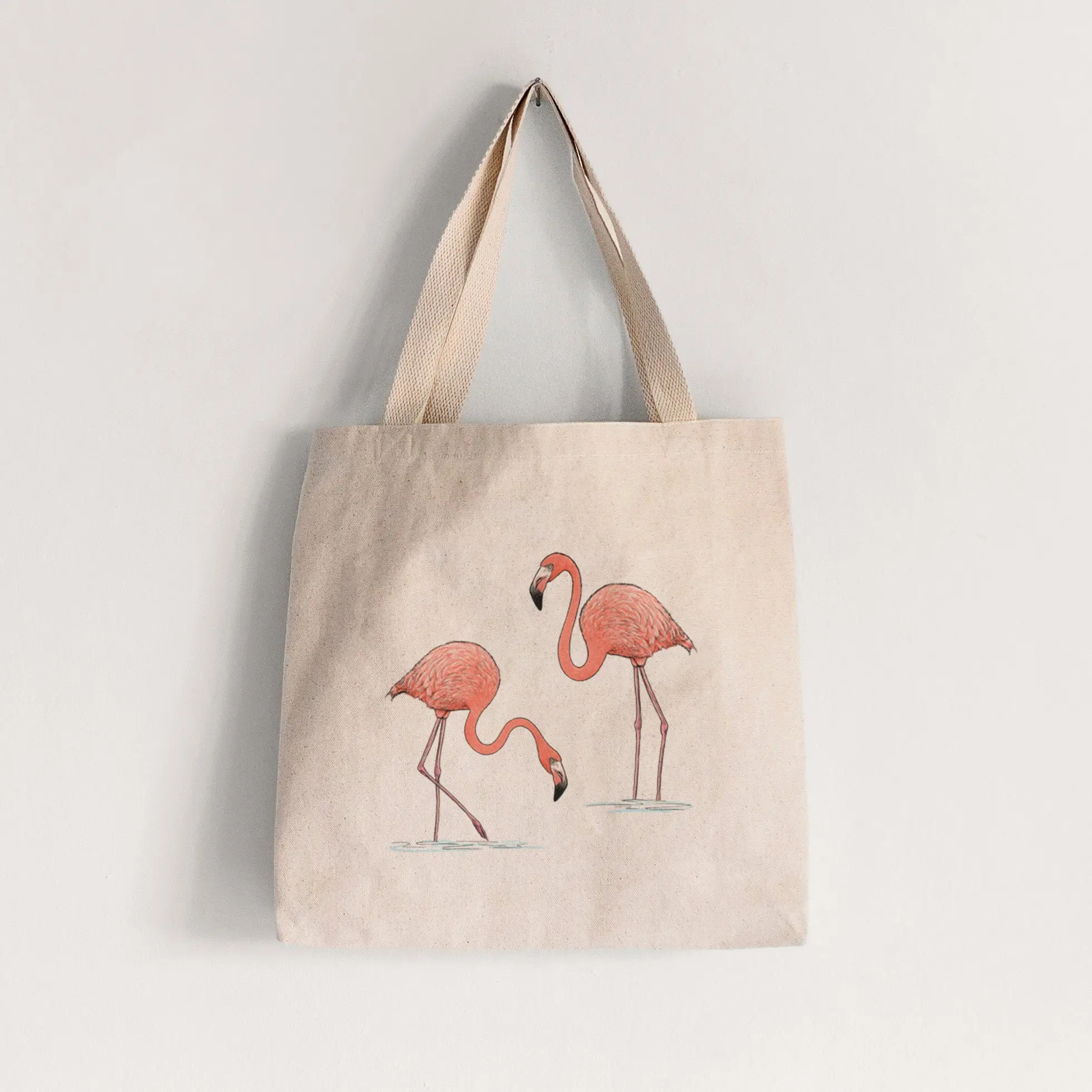 American Flamingos - Phoenicopterus ruber - Tote Bag