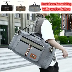 Durable Build, Large Capacity Foldable Travel Bag with Shoulder Strap - Multifunctional Luggage for Men and Women, Ideal for Business and Vacation Trips, Business Trip Bag|Vacation Style Bag|Sturdy Handle Bag, Travel Ba