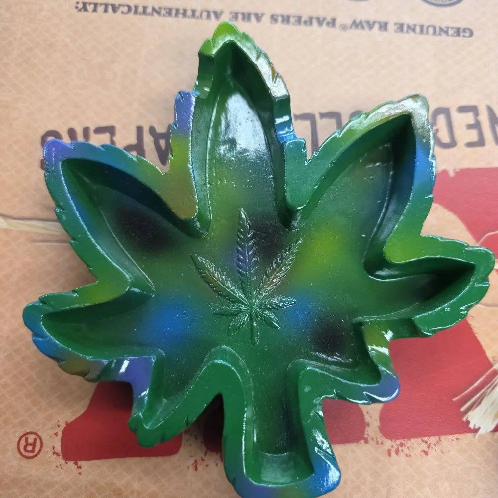 Leaf Shape Ashtray - Hard Plastic