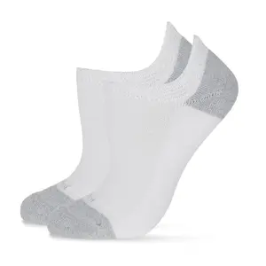 Memoi Unisex Half Cushion No-Show Liner Sock Set - 2 Pair