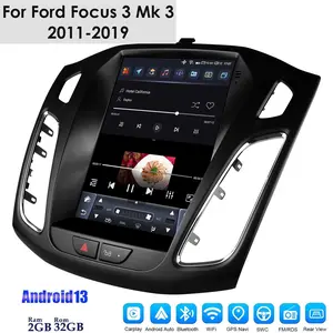 [Hizpo] 9.7" Android Auto Carplay for Ford Focus 3 MK 3 2011-2019 2 Din Android 13 Car Intelligent System Touch Screen Player BT Stereo