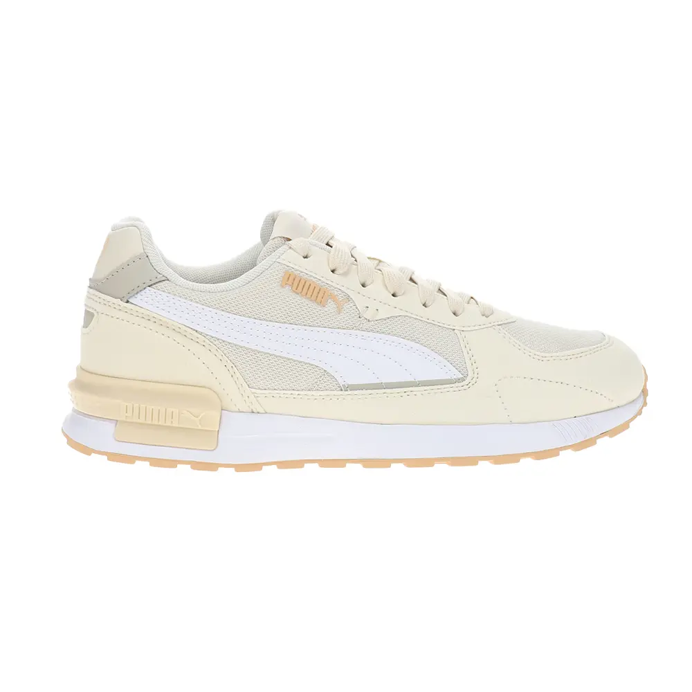 PUMA Womens Graviton Lace Up Sneakers Shoes Casual - Beige