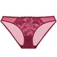 Pretty In Petals-Mid Rise-Red