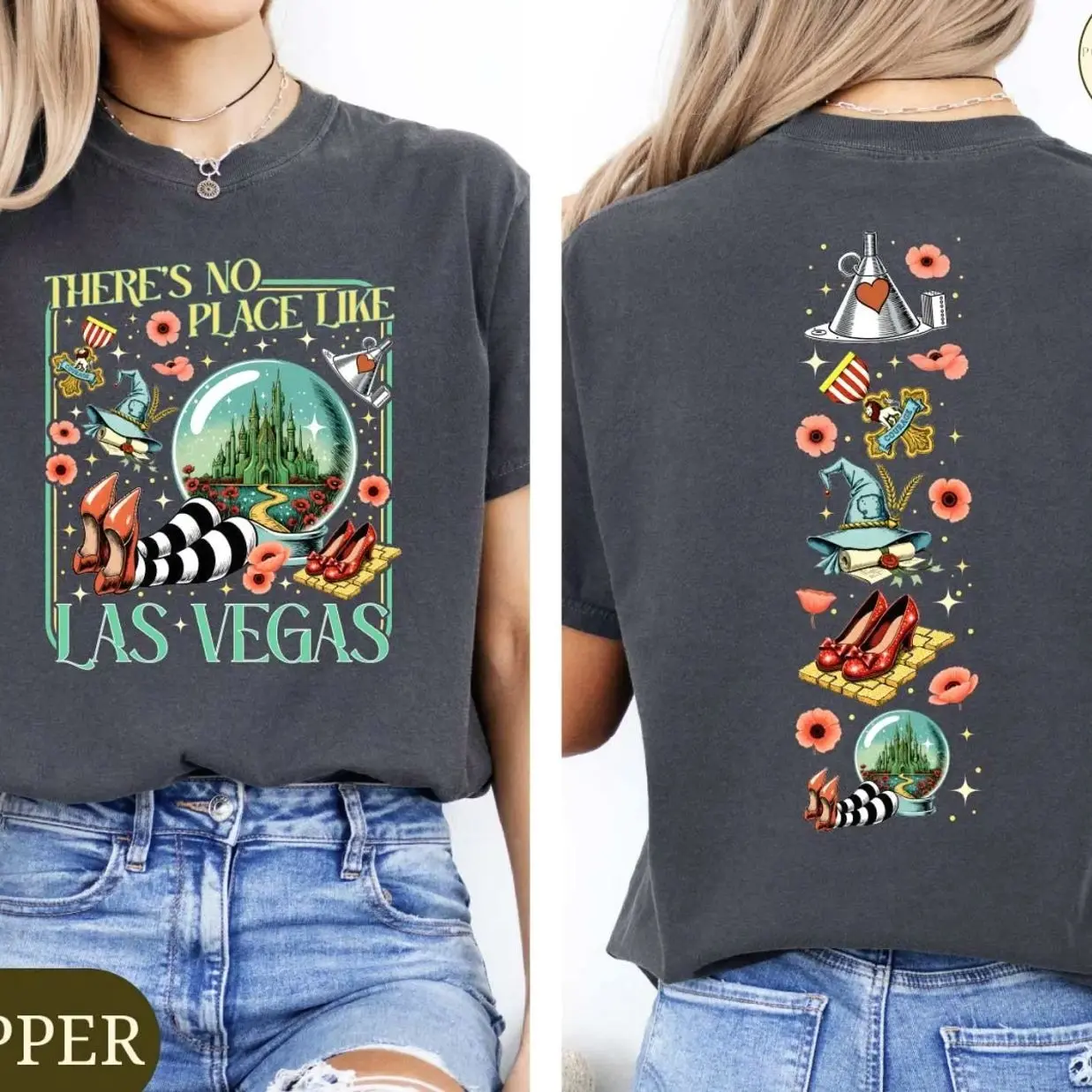 Comfort Colors® Shirt, The Wonderful Wizard T-Shirt, There’s No Place Like Las Vegas Tee, Wicked Off To See Wizard, Classic Literature Sweater, Yellow Brick Road Top