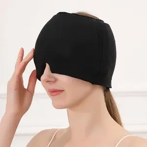 Cold Compress Head Cap & Hot/Cold Therapy Eye Mask, Versatile Gel-filled Headache Relief Face Mask, Soothing Temperature Therapy for Sinus, Cold, Migraine Relief