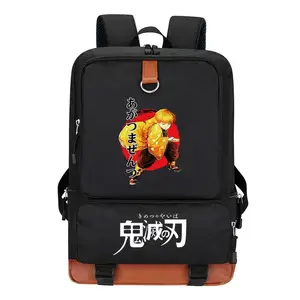 Anime Demon Slayer: Kimetsu no Yaiba Backpack for Girl Boy Student Teenager Rucksack Women Casual School Bags Travel Mochila