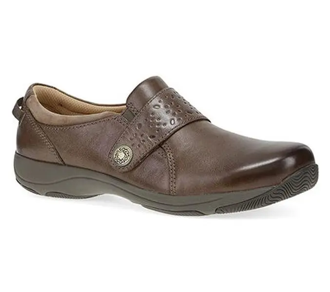 Dansko Sallie Stone Waxy Burnished Leather Slip On