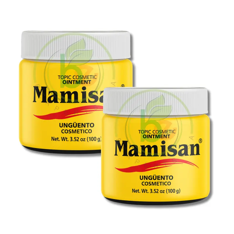 Mamisan 2 Pack Ointment Topic Cosmetic 3.52 Oz 100g Body Care Lotion for Soothing Nourishing and Moisturize Daily Skin Repair