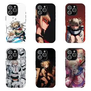 My Hero Academia Himiko Toga Merch Phone Case Classic Villain Design Compatible for iPhone 17 16 15 14 13 12 11 and for Samsung S21-S25 Ideal Gift for Woman/Man