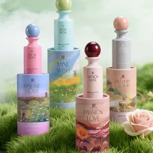 Premium Cylinder Fragrance Gift Box, Eau De Perfume, Long-Lasting Floral Scent, Mountain Poetic Atmosphere, Perfect Valentine's Day Present for Friends & Lovers