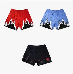 Baseball Lifestyle 101 | Flame Collection Youth Mesh Shorts - for Youth & Adults | Lightweight & Breathable Summer Sports Shorts for Casual & Outdoor Style for Women & Men | Baseball Training, Gym & Everyday Activewear | Perfect Gift for Him