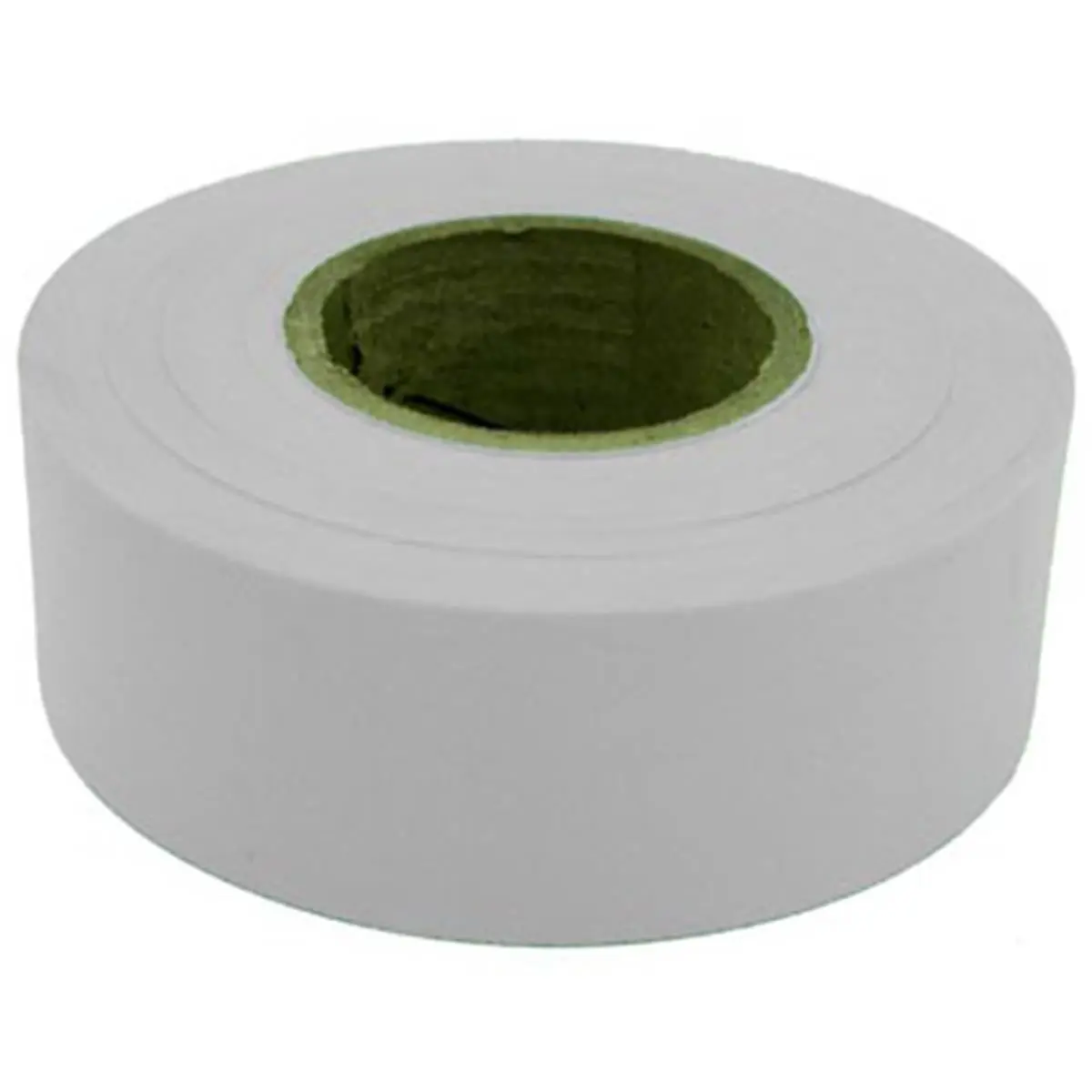 CH Hanson 17020 Non-Adhesive White Vinyl Flagging Tape - 1-3/16 in. wide, 300 ft, 3mm Thick, Waterproof Heavy-Duty Outdoor Safety Tape for Home Improvement Work Safety Needs