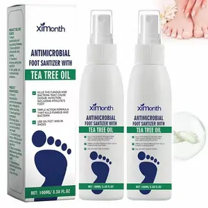 Foot Spray with Tea Tree Oil, Foot Care Dry Feet Plantar Moisturizing Deodorant, Advanced Foot and Nail Spray
