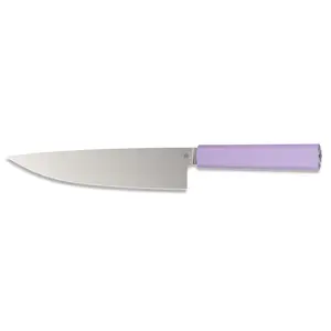 Butterfork Purest 8” Chef's Knife, AR-RPM9 Stainless Steel, Replaceable ABS Handle, Mist Violet