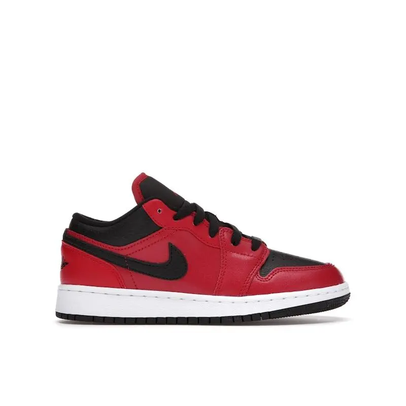 Jordan Kid's 1 Low Gym Red Black Pebbled, from StockX