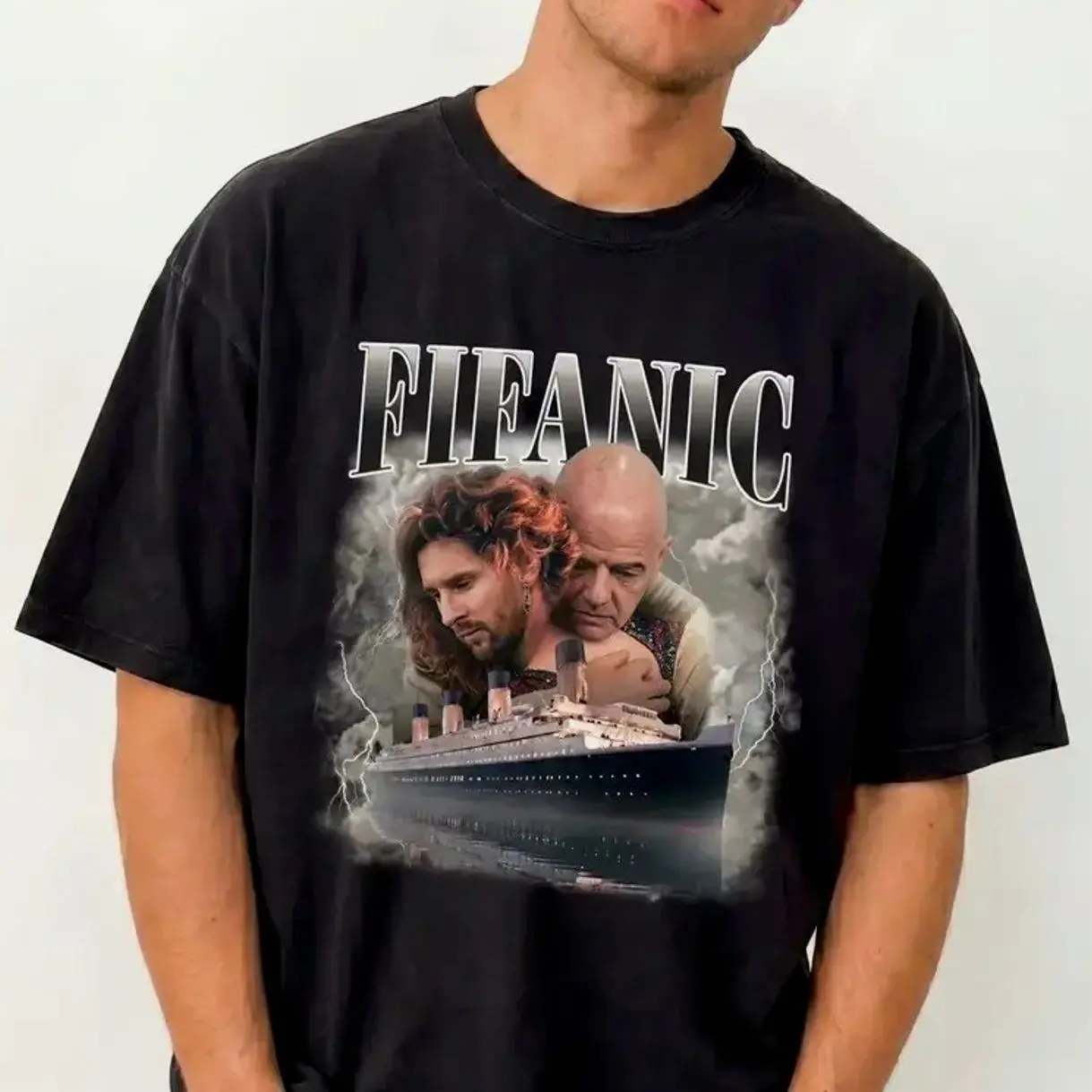 Son Of Fifanic Funny Shirt, Graphic Meme Shirt, FFoodball Fans Gift BJT