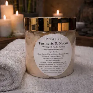 4oz Turmeric & Neem Whipped Body Butter