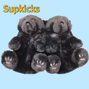 Bear Doll Slippers Gifts Holiday Accessory Indoor Home Slippers