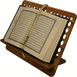 Carved wooden bookshelves, storage boxes and flat support stands, suitable for portable reading tables in homes and offices, as well as gifts