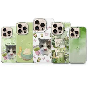 Matcha Phone Case – Calm Green Aesthetic Cover for iPhone X, 11, 12, 13, 14, 15, 16, 17 & more – check our available sizes