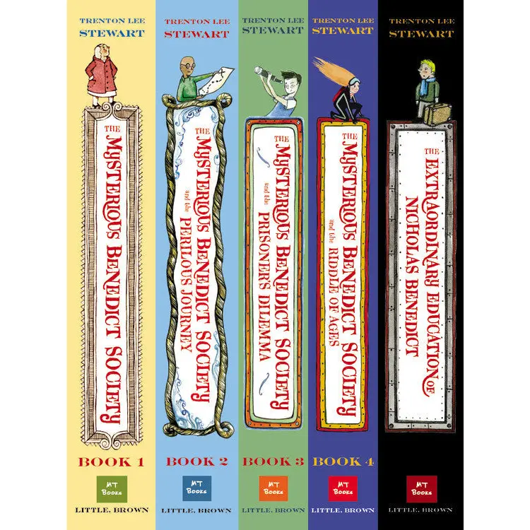 The Mysterious Benedict Society Paperback Boxed Set by Trenton Lee Stewart [Paperback Book]