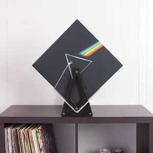 Vinyl Record Storage Display - Black