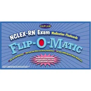 USED-Nclex-Rn Exam Medication Flashcards Flip-O-Matic by Kaplan (Paperback)