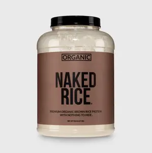 Naked Rice - Organic Brown Rice Protein Powder - 5lb - Only 1 Ingredient - 25g of Protein, 0g of Sugar - Gluten-Free, Vegan, Soy-Free, Non-GMO