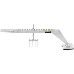 【fathersdaygift】VEVOR Dent Pull Lever Bar 6 Claw Hook Dent Puller Single Leg Lifter Portable Dent Pull Bar Aluminum Alloy for Car Dent Repairing