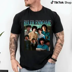 Byler Endgame Strang3r Thing Shirt – Mike and Will Graphic Tee, Heavy Cotton Premium Quality Retro Art Unisex Streetwear
