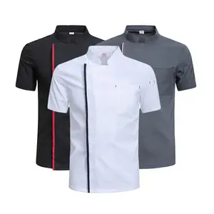 Kitchen Jacket Man Chef Uniform Dining Hall Cooking Shirt Cook Clothing Hotel Restaurantworking Clothes Kitchen Coat Jacket