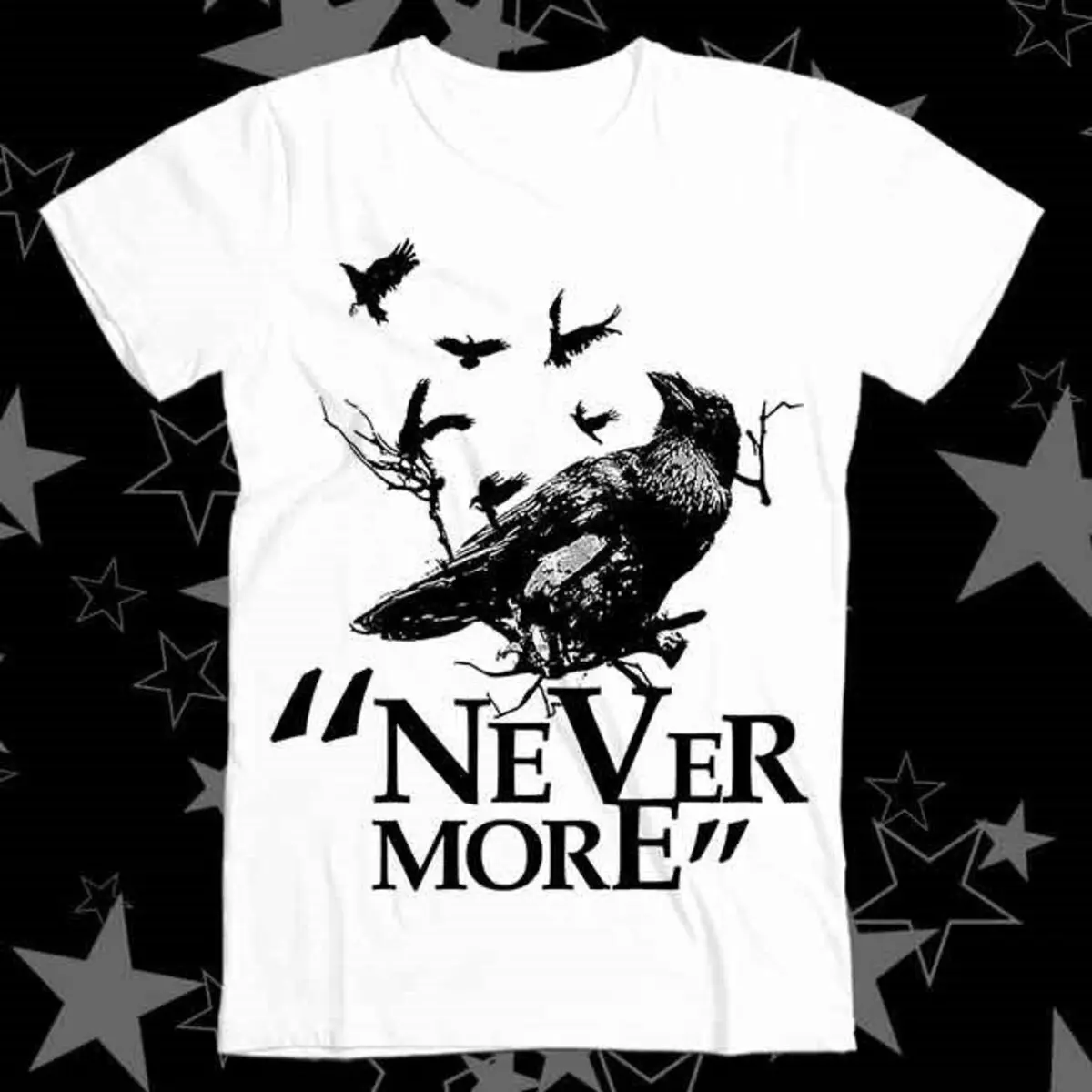 Nevermore Edgar Allen Poe The Raven Best Seller Top Tee T Shirt 380