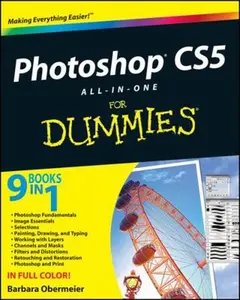 USED-Photoshop CS5 All-In-One for Dummies by Obermeier, Barbara (Paperback)