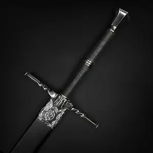 49” Fantasy Knight Sword Replica | Display Prop with Scabbard for Cosplay & Gifts