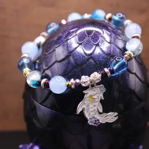 White Koi bangle