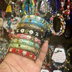 butterfly &  flower bling fashion open bangle