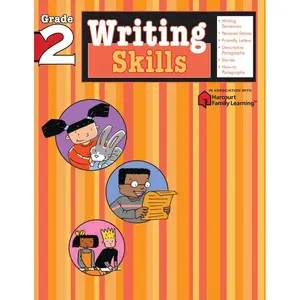 Writing Skills: Grade 2 (Flash Kids Harcourt Family Learning) by Flash Kids Editors [Paperback Book]