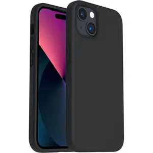 Entronix iPhone 15/14/13 Case - Liquid Silicone, Cover Transparent Wireless Dustproof Handle Cellphone Protection Smartphone