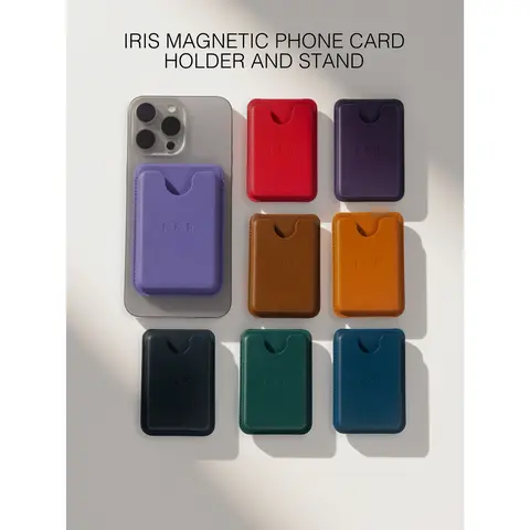 Iris Magnetic RFID Phone Card Holder and Stand (#8039) By Iris & Rainbow