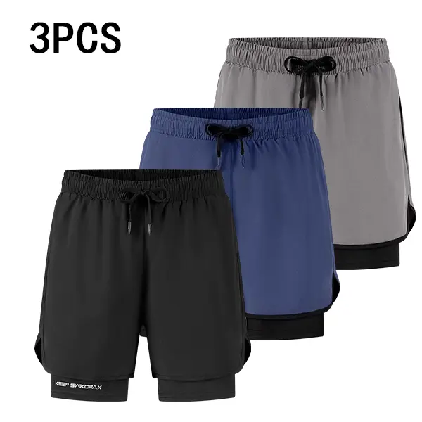 3 pairs of men's sport shorts Menswear  Tropical Operator