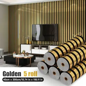 Luxury Self-Adhesive Wallpaper, Waterproof & Durable, DIY Removable, Ideal for TV Background, Sofa, Bedroom, Furniture Repair