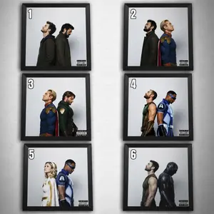 [No Frame] The Boys Side by Side Poster, The Boys Character Posters, Gift for Men and Women