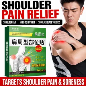 3-Pack Patches for Shoulder Inflammation — Relieves shoulder pain and stiffness, soothes shoulder strain, provides relief for neck discomfort; ideal for home use and always keep on hand